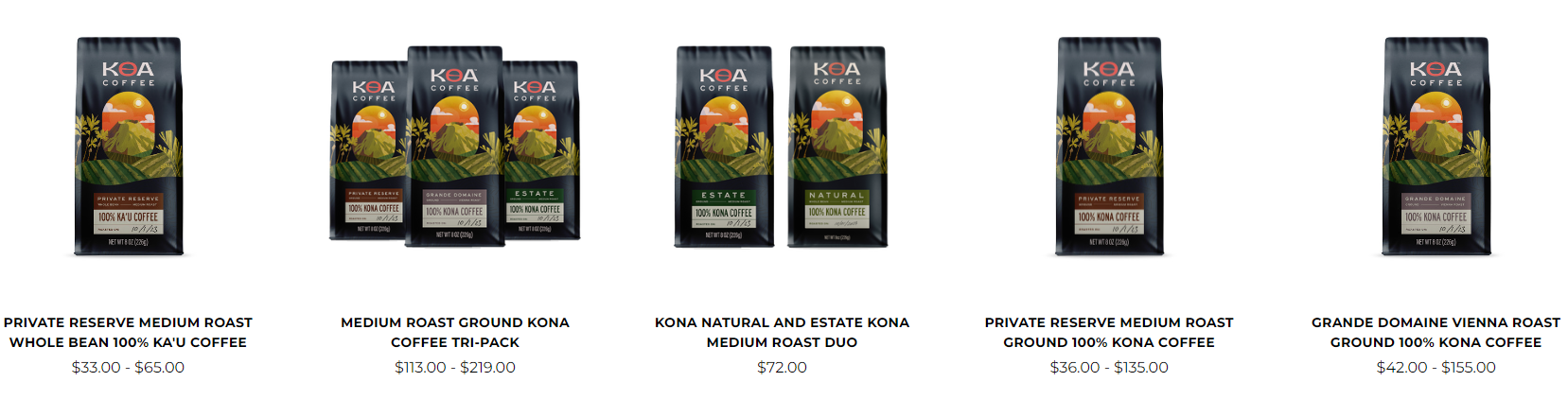 koa coffee best seller